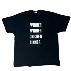 Winner Winner Chicken Dinner PUBG PlayerUnknown's BattleGrounds T-Shirt Men's XL